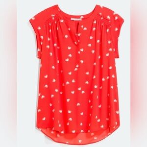 Daniel Rainn Roko Split Neck Blouse NWT